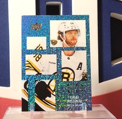 David Pastrnak 2024-25 - Ud Portraits Specklee #P-4 Upper Deck Series 1
